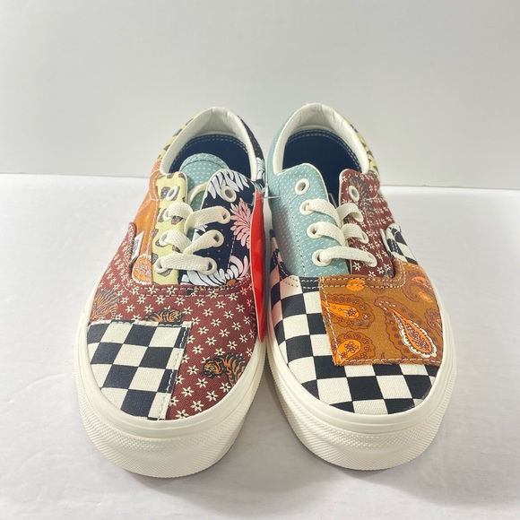 Vans Era Tiger Patchwork Checkerboard Sneakers - Picture 5 of 8